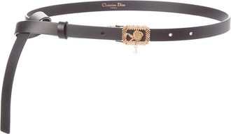 Dior Lumiere De Rose Leather Belt