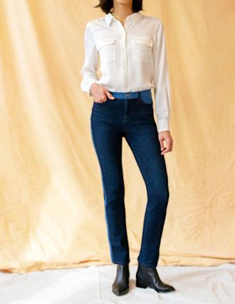ECRU Kinney Skinny Jean In Dark Indigo