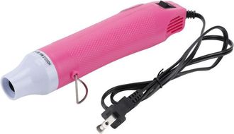 OEM Pistola De Aire Caliente El&eacute;ctrica Rosa Para Estampar, Encoger Y Secar (110 V Ee. Uu.)