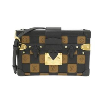 Louis Vuitton Pre-owned Petite Malle Shoulder Bag - Dames - Pre-owned - Veelkleurig - Maat: ONE Size Leer