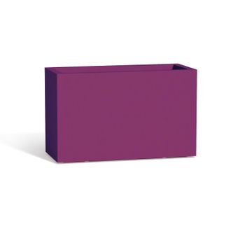 Monacis Monacis - Jardinera Rectangular De Resina 80x35 Cm Mod. Flowerpot Violeta