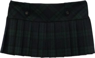 Miu Miu Pleated Mini Skirt