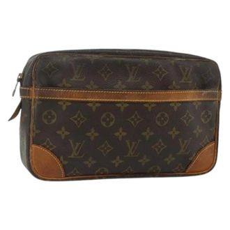 Louis Vuitton Pre-owned Clutches, female, Brown, Size: ONE SIZE Pre-owned Vintage Monogram Clutch