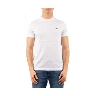 Emporio Armani Stijlvol T-shirt voor heren - Heren - T-shirts - Wit - 3XL - Tops