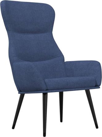 vidaXL Sill&oacute;n De Relax De Tela Azul Vidaxl