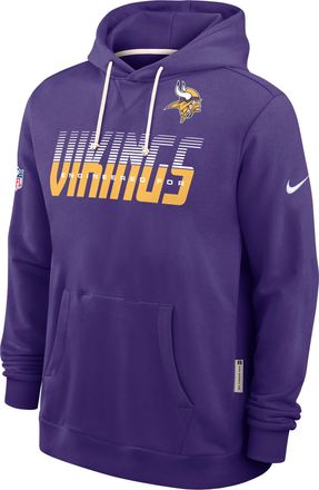 Nike Minnesota Vikings Sideline Standard Issue Nike Mens Dri-FIT NFL Pullover Hoodie in Purple | 03AZ51L9M-SX8