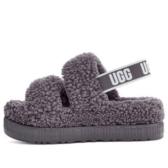 UGG (WMNS) UGG Oh Fluffita Sandals Gray 1120876-SHA