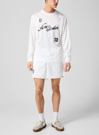 Acne Studios Mens Satiny pattern flowy short