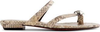Madewell The Mila Organic Hardware Flip Flop in Vintage Khaki Multi at Nordstrom, Size 6.5