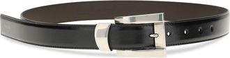 Versace Womens Leather Belt Black-Palladium 82 Calf Bos Taurus E Braces Black/palladium 82