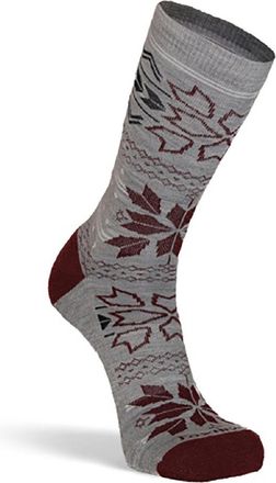 Fox River Fair Isle Medium Weight Crew Hiking Socks Gray S