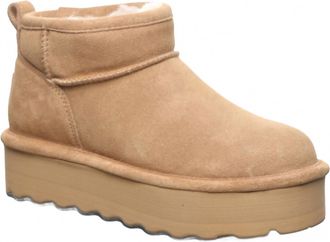 Bearpaw Womens Retro Shorty Boots In Iced Coffee Solid