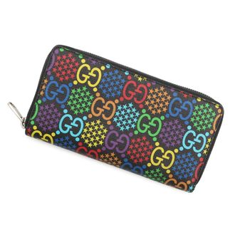 Gucci Black Multi-Color Long Wallet (Bi-Fold) (Pre-Owned)