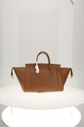 Celine Womens Shoulder Bag Soft Tan Lamb Leather