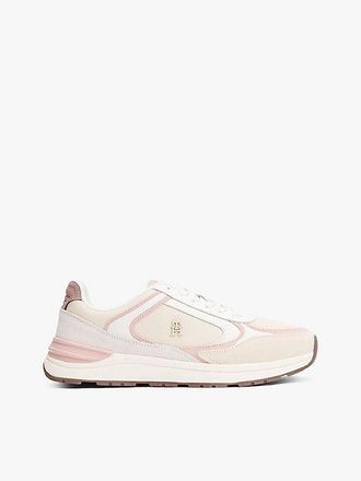 Tommy Hilfiger Suede Mixed Texture Trainers