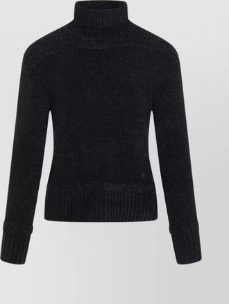 Givenchy turtleneck textured knit sweater