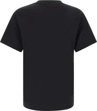 Palm Angels Mens Black Cotton T-Shirt