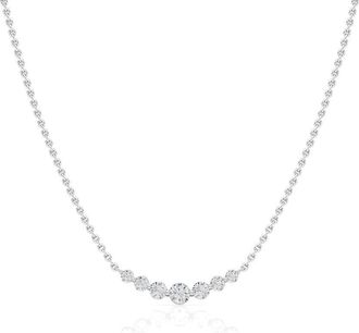 Grown Brilliance Smile 7 stone necklace