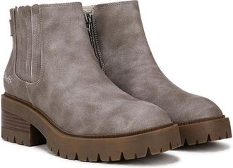 Blowfish Joy Booties Womens Boots Grey Faux Nubuck : 8.5 M