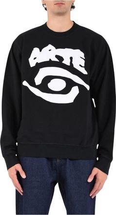 Arte Seizoensgebonden grafische katoenen sweatshirts - Heren - Sweatshirts - Zwart - XL - Katoen - Hoodies & sweatvesten