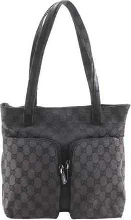 Gucci Pre-owned Tote Bags, female, Black, Size: ONE SIZE Pre-owned Tote Bag