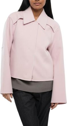 Jil Sander Pink Trench Coat