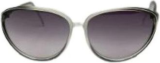Celine Pre-owned Vintage Plastic Zonnebril - Dames - Vintage Accessoires - Grijs - ONE Size - Vintage