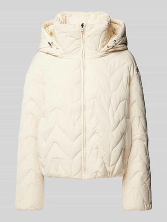 Patrizia Pepe Patrizia Pepe Steppjacke mit Kapuze und Stehkragen Modell PIUMINO in Offwhite, Größe 38