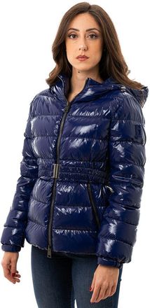 Herno Womens Blue Polyamide Coat Clothing