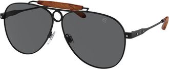 Ralph Lauren RL7078 THE COUNRTYMAN 9304B1 Mens Sunglasses Black Size 61