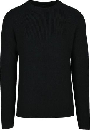 Daniele Fiesoli Truien & Vesten, Heren, Zwart, XL, Wol, Rondgebreide trui