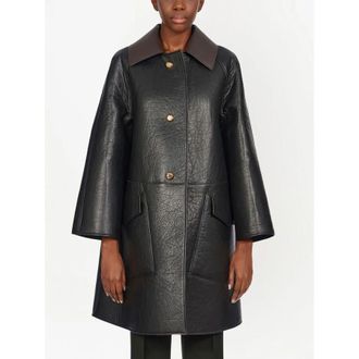 Ferragamo Leather-Coat