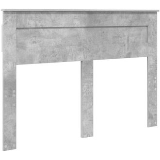 vidaXL Cabecero Gris Concreto 140 Cm Madera Contrachapada Vidaxl