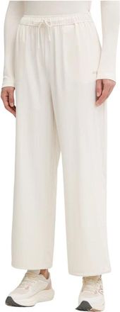 Guess Broeken, Dames, Beige, M, Polyester, NAT Wijde Broek