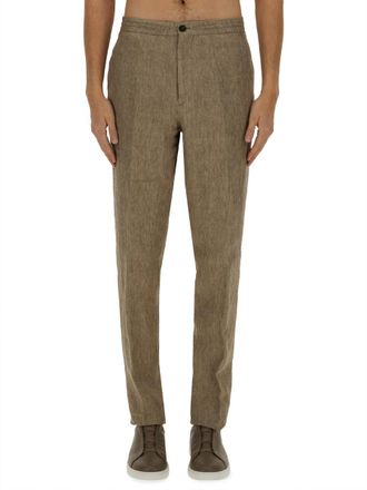 Ermenegildo Zegna Linen Jogger Pants