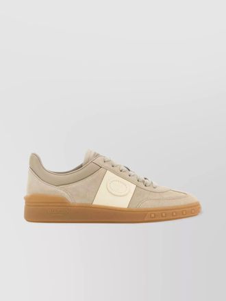 Valentino Garavani suede leather low top sneakers