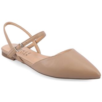 Journee Collection Women & apos;s SuperNatural Shades Narrow Width Martine Flats