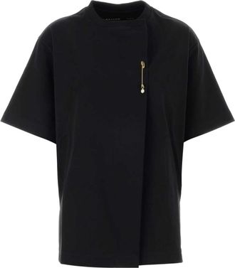 Carven Jt 404 Kilt Pin T-Shirt - Dames - T-shirts - Zwart - XS - Tops