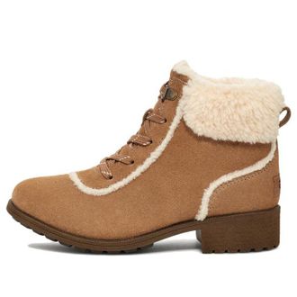 UGG (WMNS) UGG Bodie Fur Lace Boot Chestnut 1153472-CHE