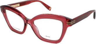Marc Jacobs Ladies Red Rectangular Eyeglass Frames Mj 1032