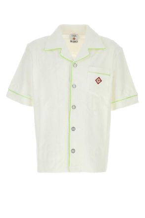 Casablanca White Cotton Blend Shirt