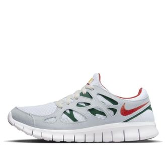 Nike Free Run 2 White Gorge Green Cinnabar 537732-102