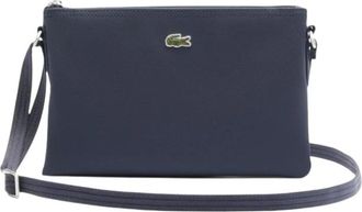Lacoste L.12.12 Concept Flat Shoulder Bag - Dames - Schoudertassen - Blauw - ONE Size - Tassen