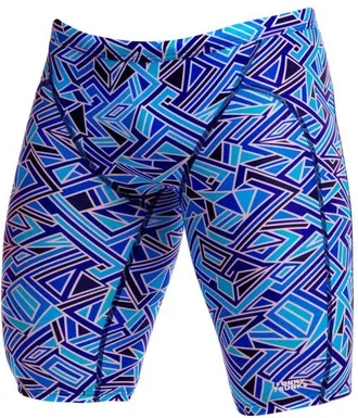 Funky Trunks Training Jammers Badehose f&uuml;r Herren | blau