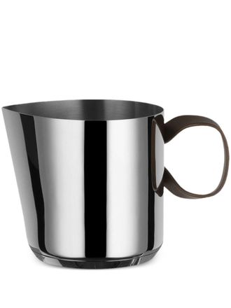 Alessi Edo roestvrij stalen melkkoker (12cm x 13cm x 20.5cm) - Zilver