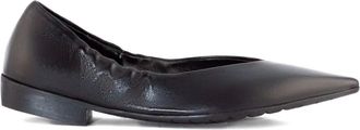 Mara Bini Ballerine in pelle - Nero