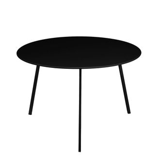 MiCa Decorations Mesa seatle negro h38xb58xl58cm