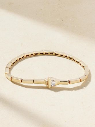 Lucy Delius Bracciale In Oro Riciclato 14 Carati Con Diamanti The Lucky One