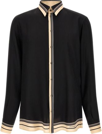Dolce & Gabbana Black Martini Shirt