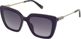 Nina Ricci SNR379 06NZ Womens Sunglasses Purple Size 54